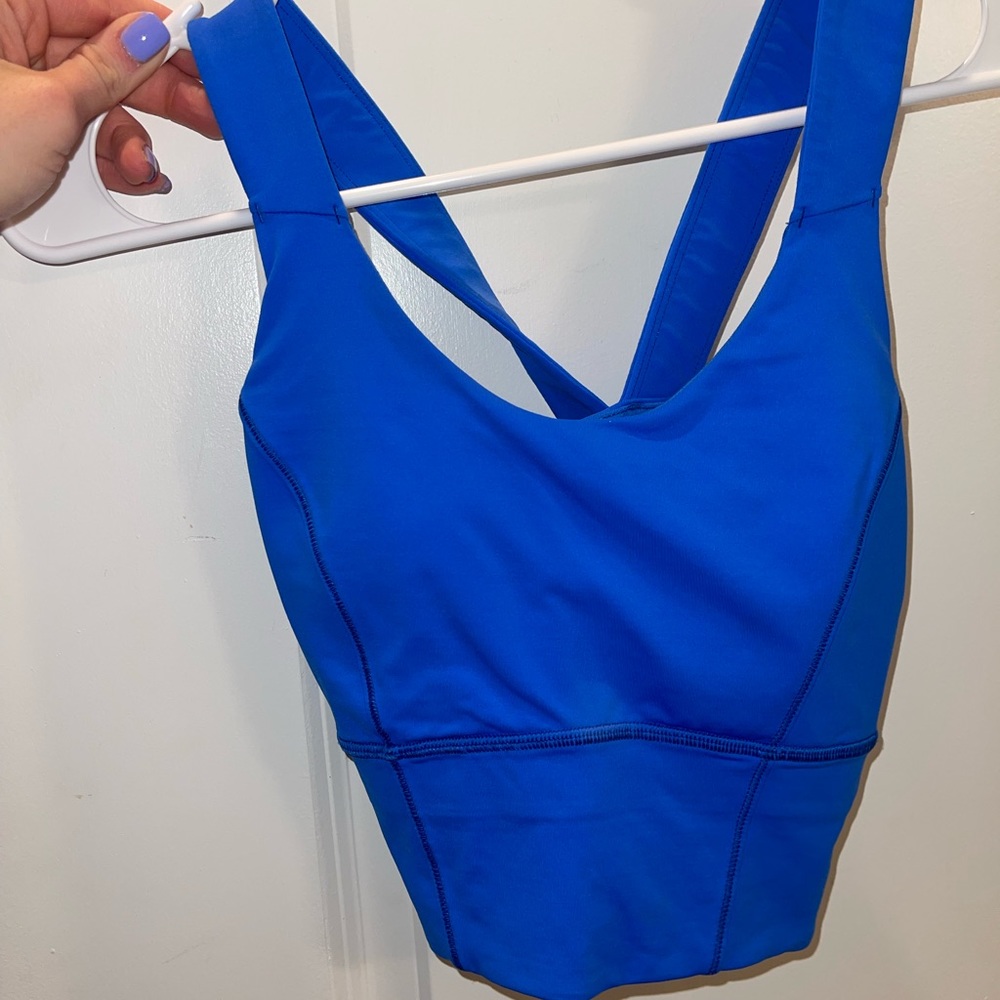 COPY - Lululemon tank top/ sports bra cobalt blue color